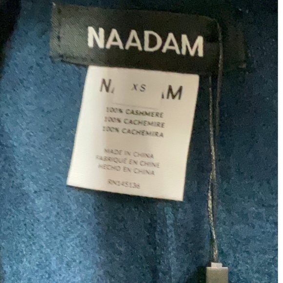 Naadam Women’s Drawstring Tracksuit Cashmere Jogger Pants Sz XS Dark Teal Blue - Picture 4 of 5